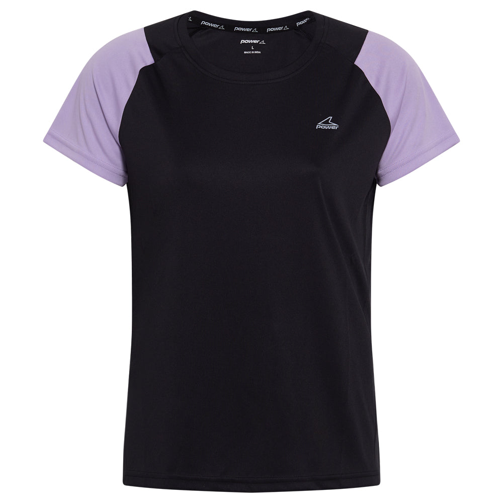 Power ActiveWear Women's CONTRAST RAGLAN T