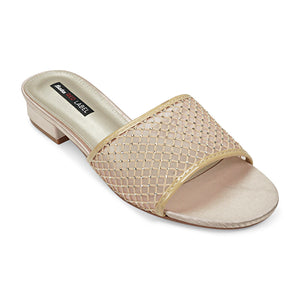 BATA RED LABEL LACY LADIES SANDALS LOW HILL SLIPPER