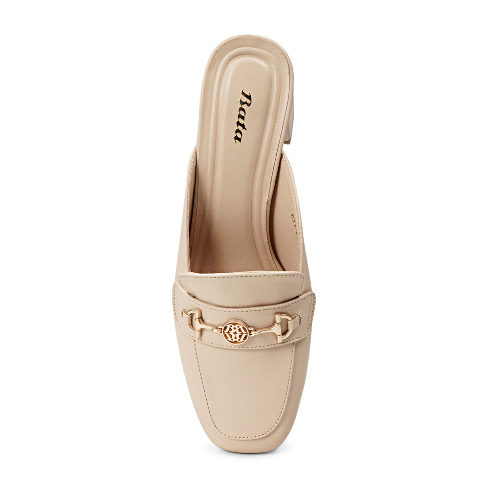 BATA (WOMEN) RUBY LADIES CLOSED MID HEEL MULE