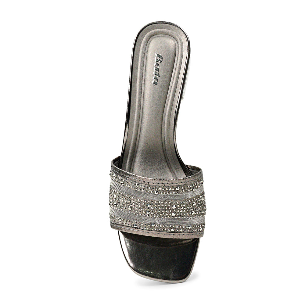 BATA (WOMEN) YASMIN LADIES SANDALS MID HEEL SLIP ON