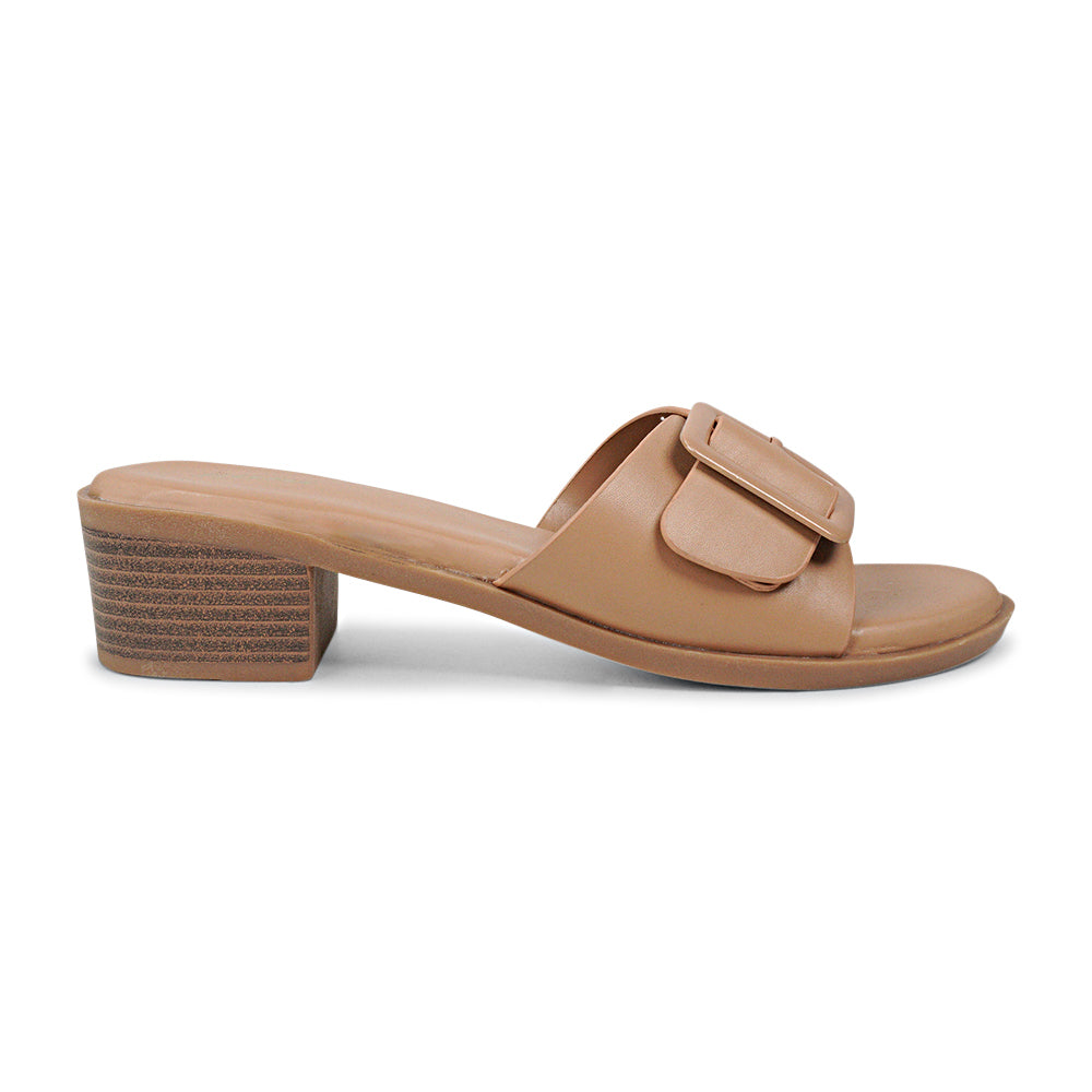 BATA (WOMEN) ZIPPY LADIES CHAPPALS MID HEEL SLIPPER