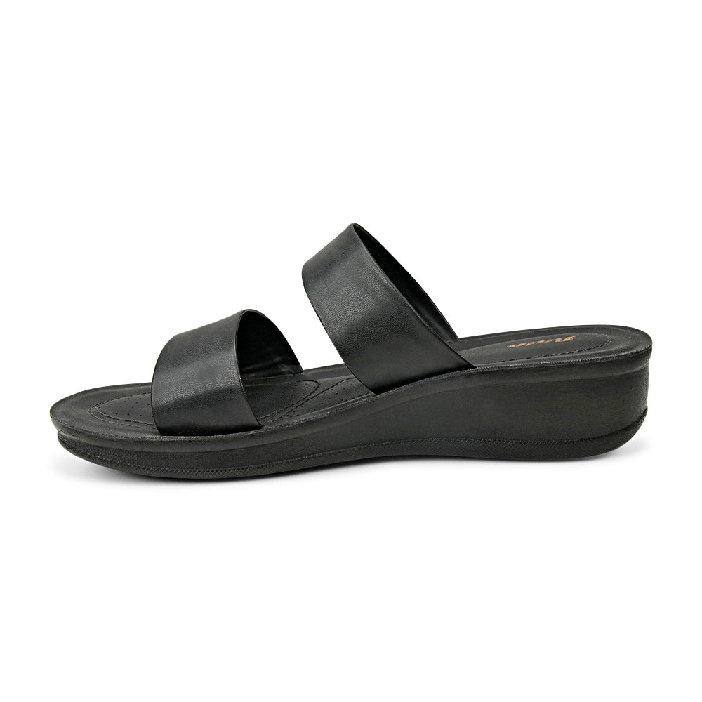 BATA (WOMEN) VELENTINO LADIES CHAPPALS LADIES WEDGE SLIPPER