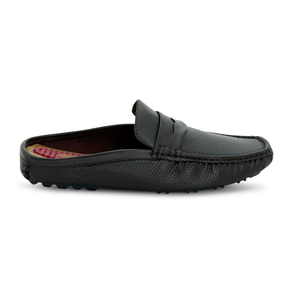 Men's Casual Open Back Moc-toe Slippers