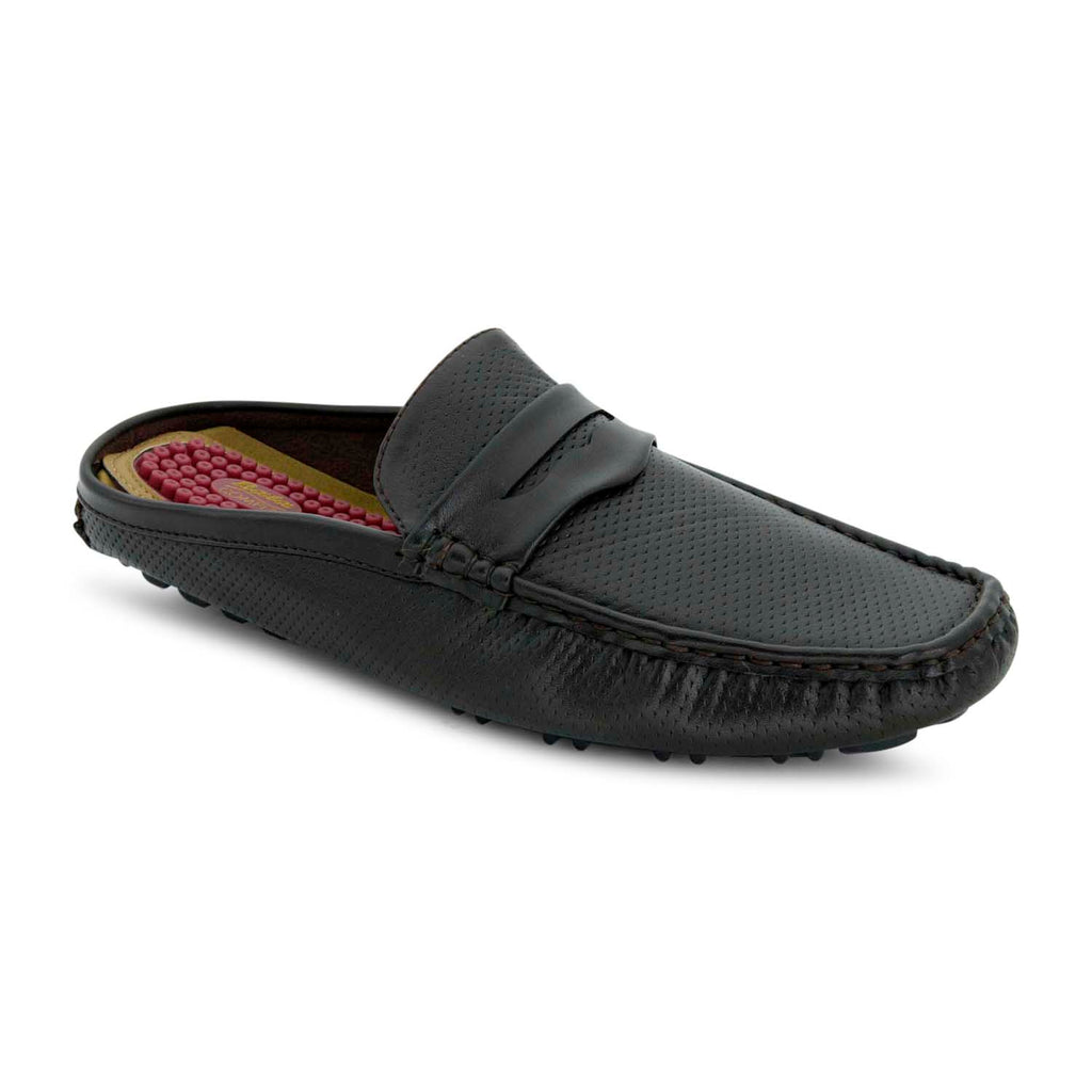 Men's Casual Open Back Moc-toe Slippers