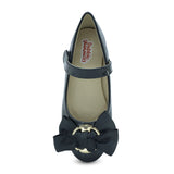 RABIA Black Ballet Flat for Little Girls