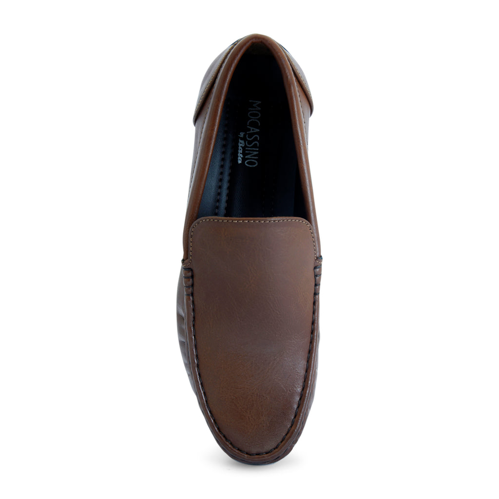 Dark Brown Loafer for Men by Bata - batabd