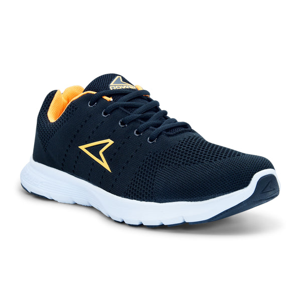 Wave Molle Black-Orange Sneaker for Men - Main Image