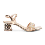 Marie Cliare YASMIN Sparkly Slingback Wedding Heel Sandal