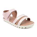 BubbleGummers SILVIA Shinny Belt Sandal for Little Girls