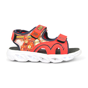 JUSTICE LEAGUE LIGHT 4 C. BOYS SANDALS