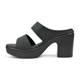 BATA (WOMEN) BELLE LADIES SANDALS MID HILL SLIP ON
