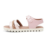 BubbleGummers SILVIA Shinny Belt Sandal for Little Girls