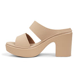 BATA (WOMEN) BELLE LADIES SANDALS MID HILL SLIP ON