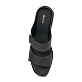 BATA (WOMEN) BELLE LADIES SANDALS MID HILL SLIP ON