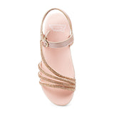 BubbleGummers SILVIA Shinny Belt Sandal for Little Girls