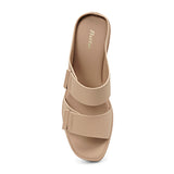 BATA (WOMEN) BELLE LADIES SANDALS MID HILL SLIP ON