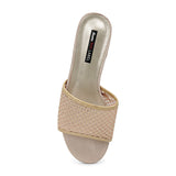 BATA RED LABEL LACY LADIES SANDALS LOW HILL SLIPPER