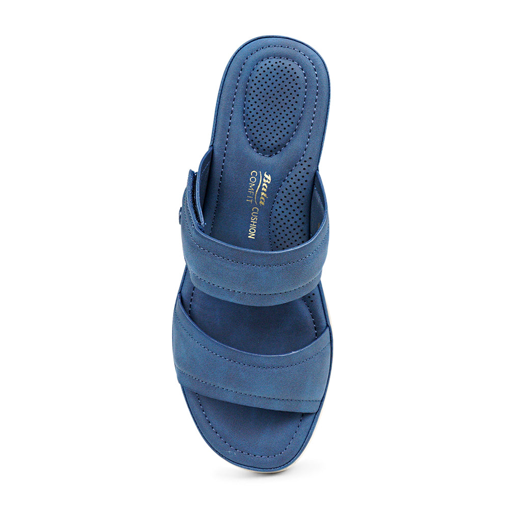 Bata Comfit CATIE Platform Low-Heel Slip-On Sandal