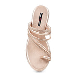 Bata Red Label AREYA Sparkly Toe-Ring Platform Sandal