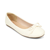BATA WHITE BALLERINA