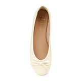 BATA WHITE BALLERINA