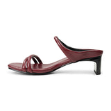 BATA (WOMEN) ARIANA LADIES SANDALS MID HEEL SLIP ON