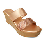 BATA (WOMEN) Golden LADIES CHAPPALS