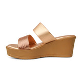 BATA (WOMEN) Golden LADIES CHAPPALS