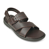 BATA (MEN) Brown SANDALS