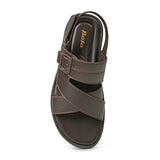 BATA (MEN) Brown SANDALS