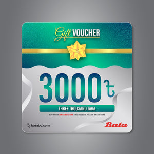 Bata Digital Gift Card 3000Tk