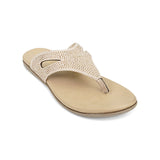 Bata SCOOPY Toe-Post Sparkly Flat Sandal for Women