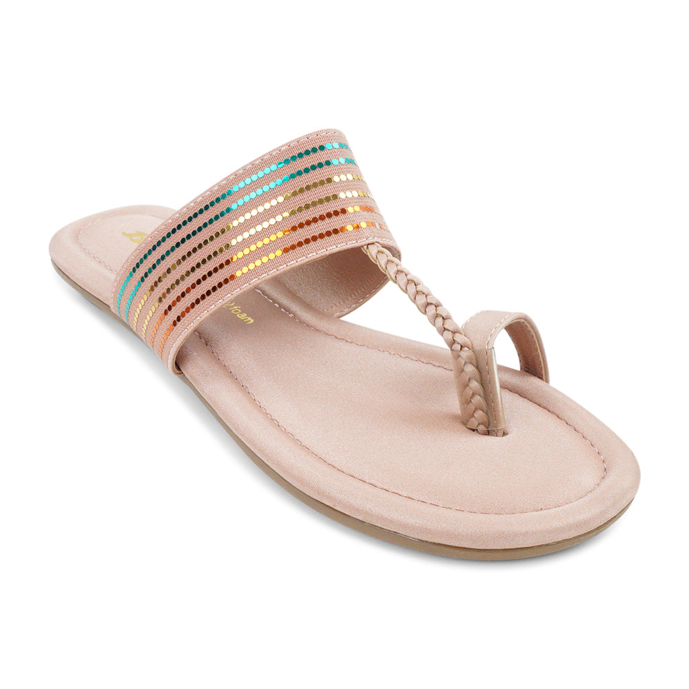 Bata Ray Trendy Flat Sandal for Women