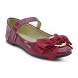 RABIA Red Ballet Flat for Little Girls