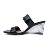 Marie Claire LISSIE Glass Wedge Heel