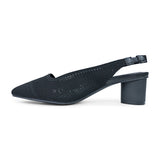 Bata PRIMA Pointed-toe Slingback Low-Block Heel