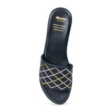 Ladies Sparkly Slip-On Flat Sandal