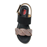 BubbleGummers FIONA Slip-On Belt Sandal for Little Girls