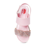 BubbleGummers FIONA Slip-On Belt Sandal for Little Girls