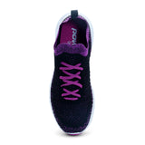 Power Purple-Black Sporty Sneaker for Women - batabd