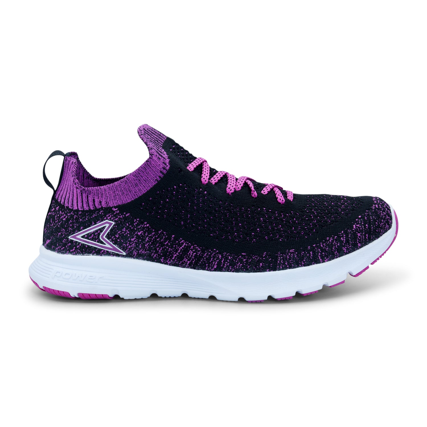 Power Purple-Black Sporty Sneaker for Women – Bata