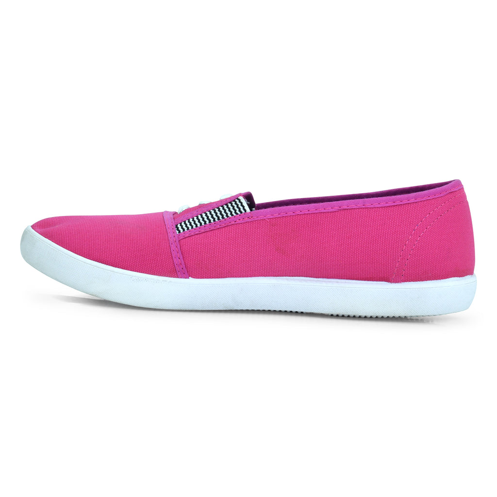North Star Pink Canvas Sneaker for Girls - batabd